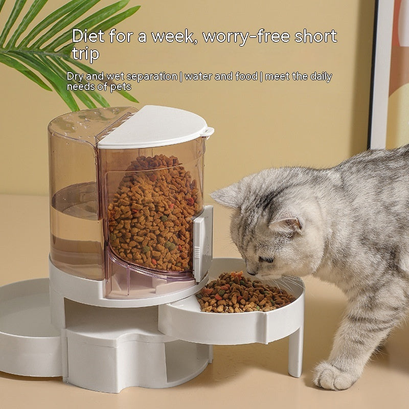 Fresh Water & Food Feeder – Automatic Pet Care Solution